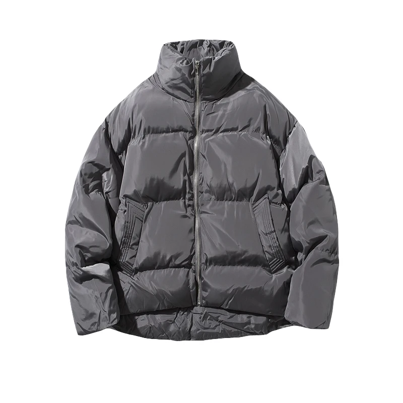 

IEFB /men's wear Korean style thickened stand collar winter warm cotton-padded jacket loose coat male's 2020 vintage coat 9Y3290