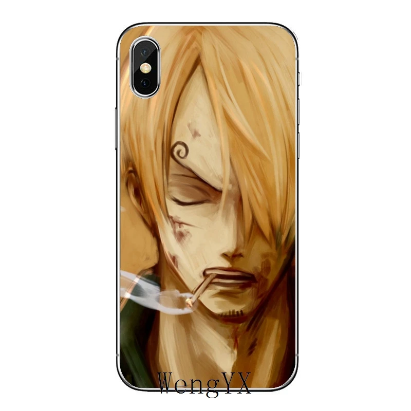 Мягкий чехол для Samsung Galaxy Note 10 9 8 5 4 S10E S10 Lite S9 S8 S7 S6 Edge Plus S5 S4 Mini sanji One Piece|Бамперы| |