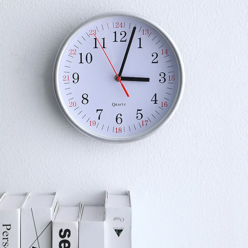 Nordic небольшой настенные часы Стильные Кухня механизм настенных часов Гостиная