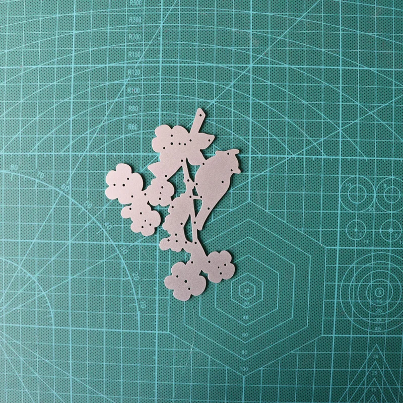 

Bird Branch Metal Cutting Dies Stencil Leaves Decoration Scrapbooking Photo Album Card Paper Embossing Craft DIY