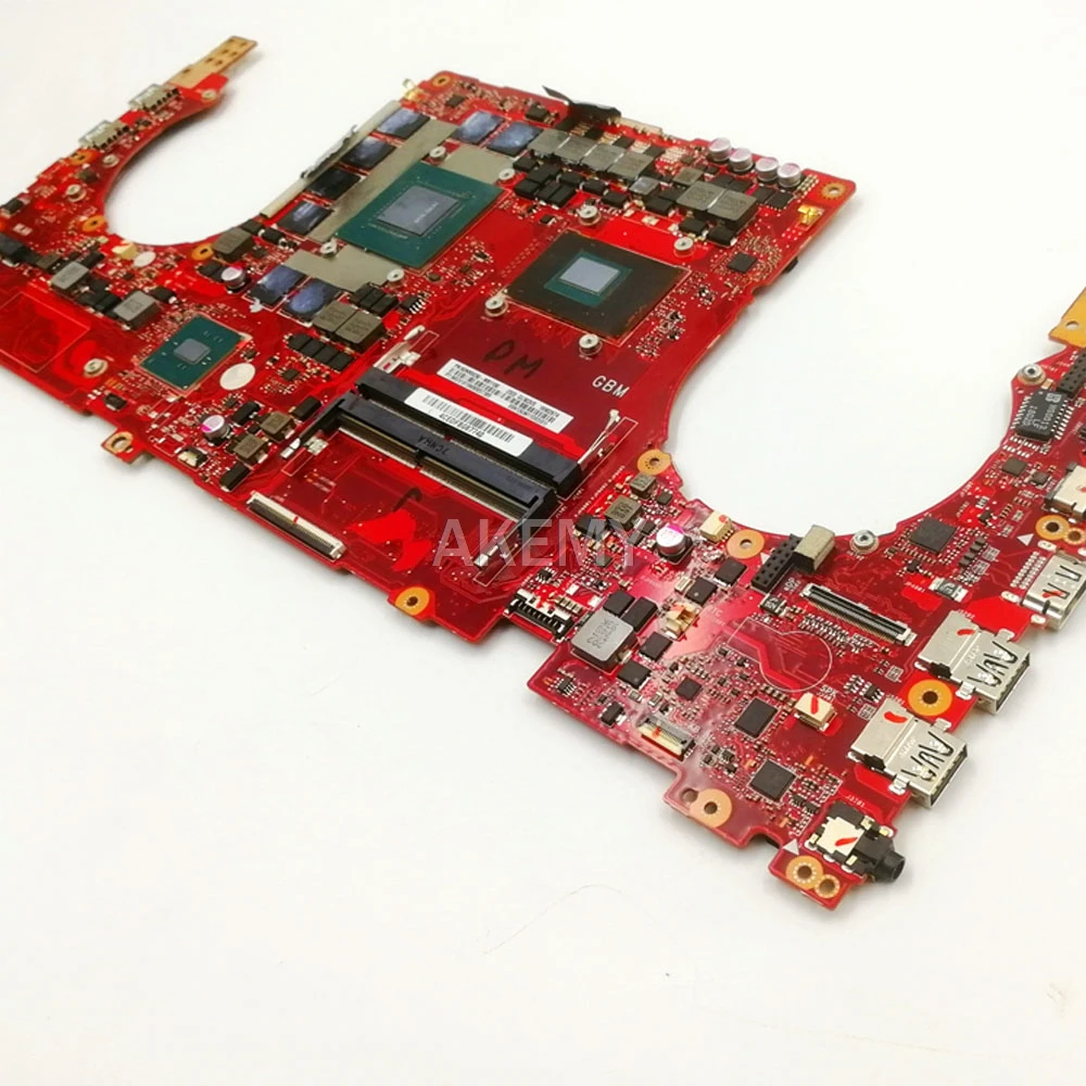 

GL503VS Motherboard For ASUS GL503 GL503V GL503VS laptop Motherboard GL503VS Mainboard W/ I5-7300HQ N17E-G2-A1 GTX1070