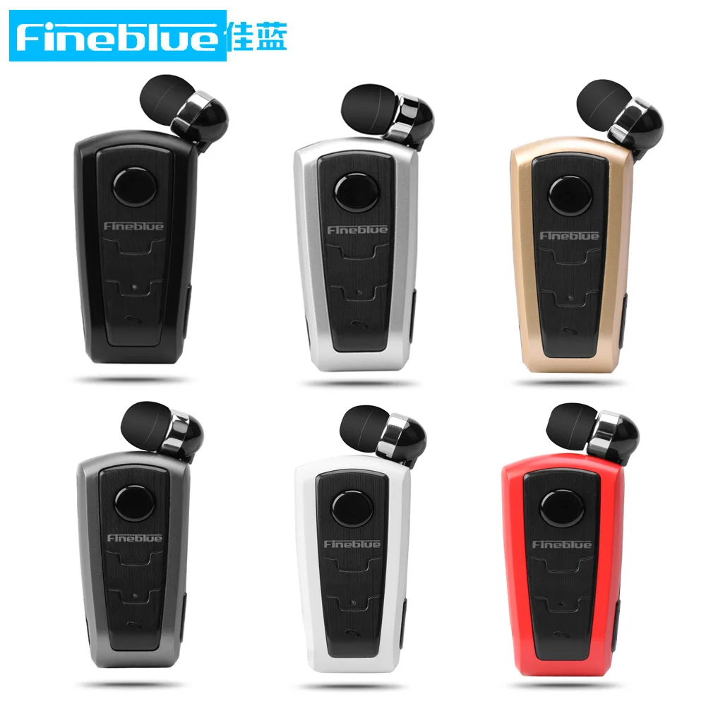 Настоящие Fineblue F910 Беспроводная bluetooth-гарнитура в ухо Вибрационный оповещение о ношении клип наушник Hands-Free для смартфонов