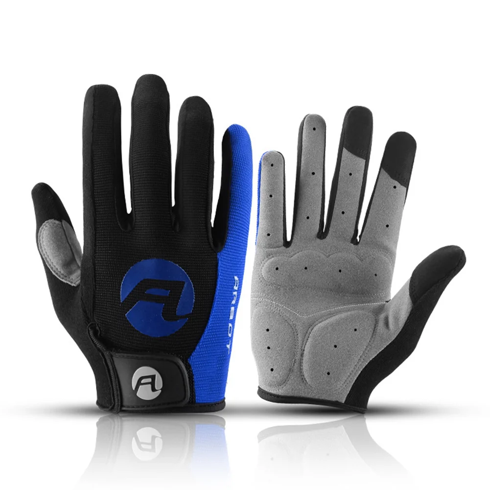 

Motorcycle Street Gear Full Finger Cycling Bike Gloves Absorbing Sweat For Men And Women Bicycle Riding Outdoor Sports Protector