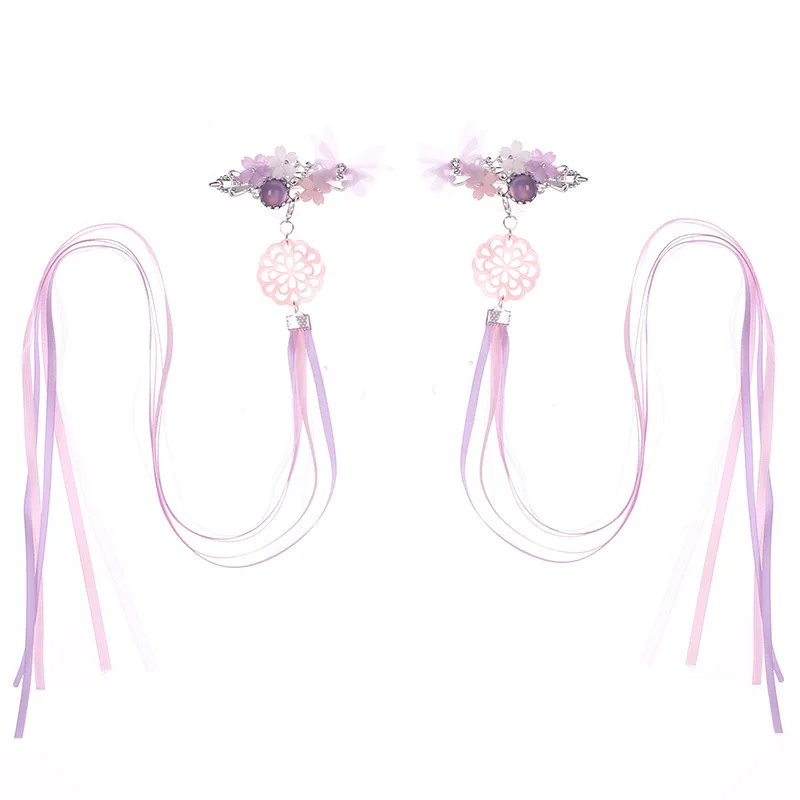 1 пара женские заколки для волос в виде цветка | Украшения и аксессуары