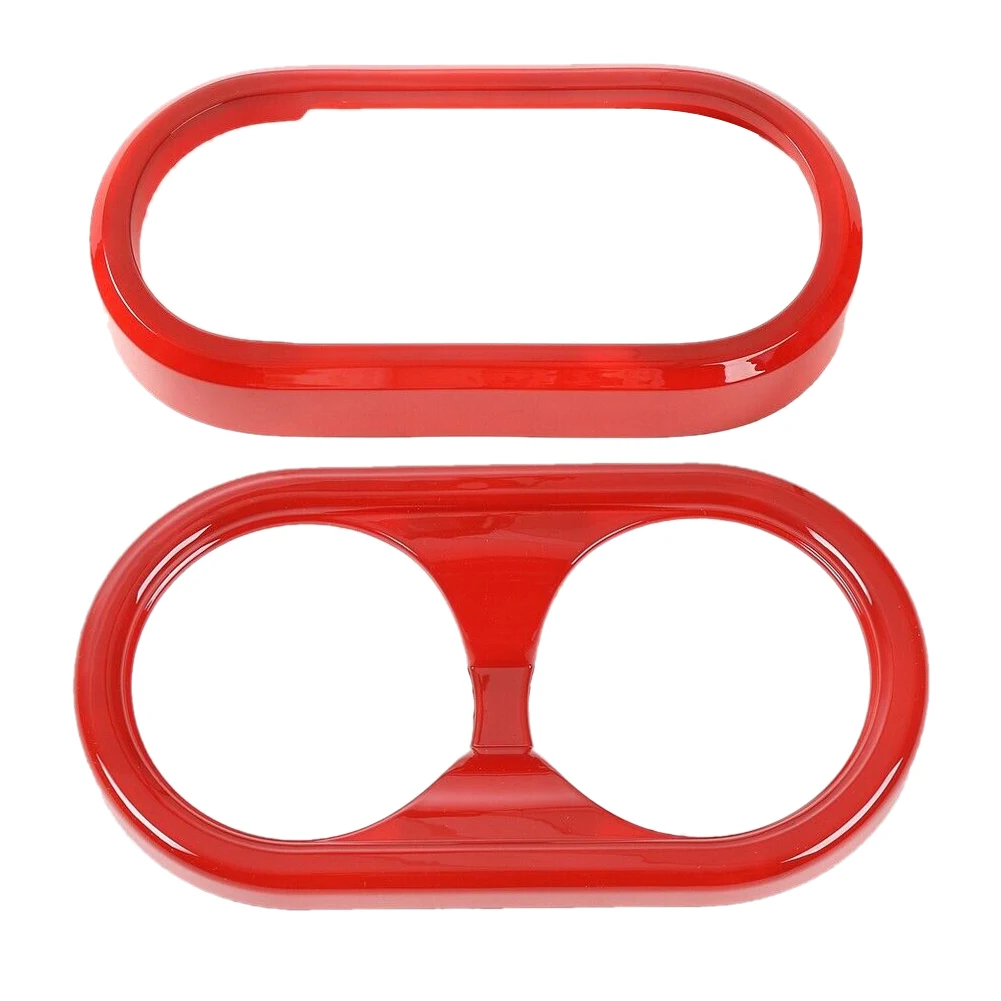 

beler 1 Set Gear Shift Panel & Cup Holder Cover Trim Styling Fit For Jeep Wrangler JK 2007 2008 2009 2010 Left Hand Drive
