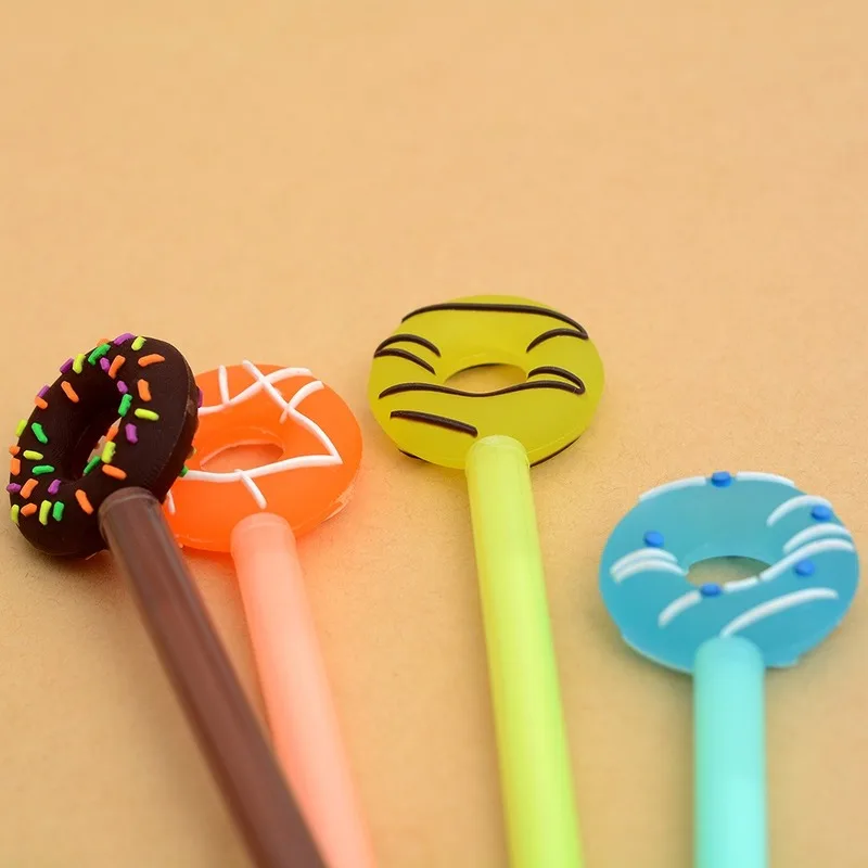 Конфеты цветные пончик ручка с чернилами стандартных цветов рекламное