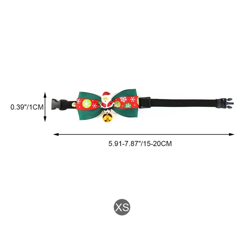 Милые рождественские ленты для собак галстуки кошек шеи галстуки-бабочки