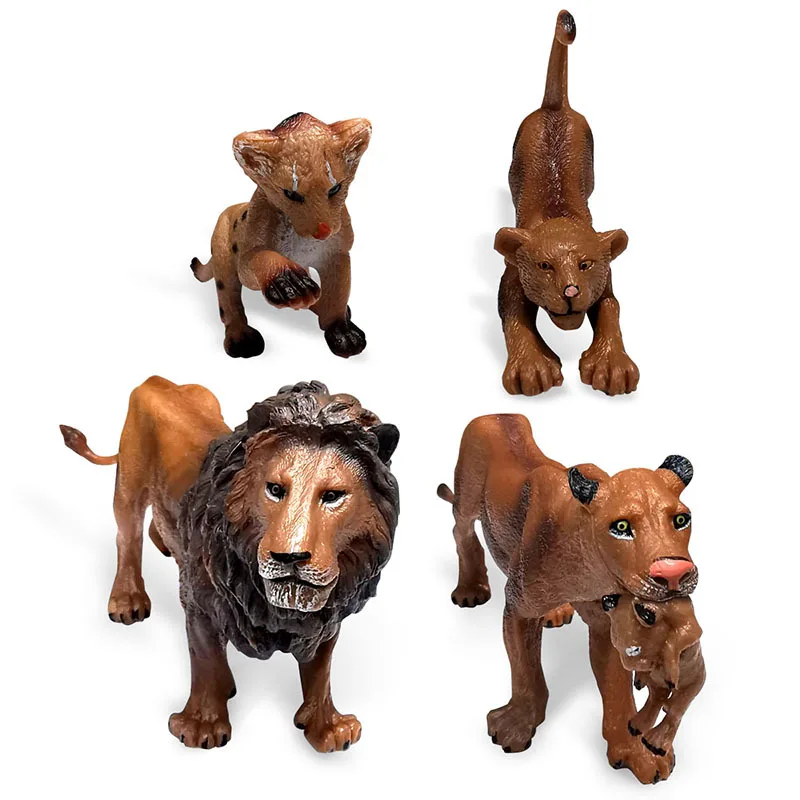

Детские игрушки, Имитация животных, модели игрушек, фигурки героев семьи льва, семейный зоопарк, Обучающие игрушки, детские игрушки