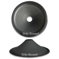 18 inch 440mm 77mm core speaker cone paper basin woofer drum paper 2 ring cloth edge trumper bass repair parts