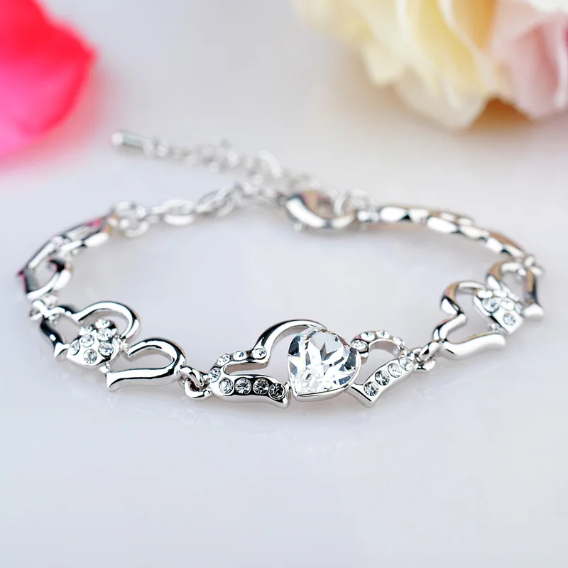 

Noble High Quality 4 Color bracelets bangles Chain Fine Bracelet Fit European Popular Bracelet for Women DIY Jewelry gifts