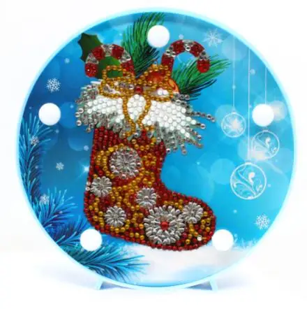 Декоративный светодиодный светильник Рождественский подарок сделай сам