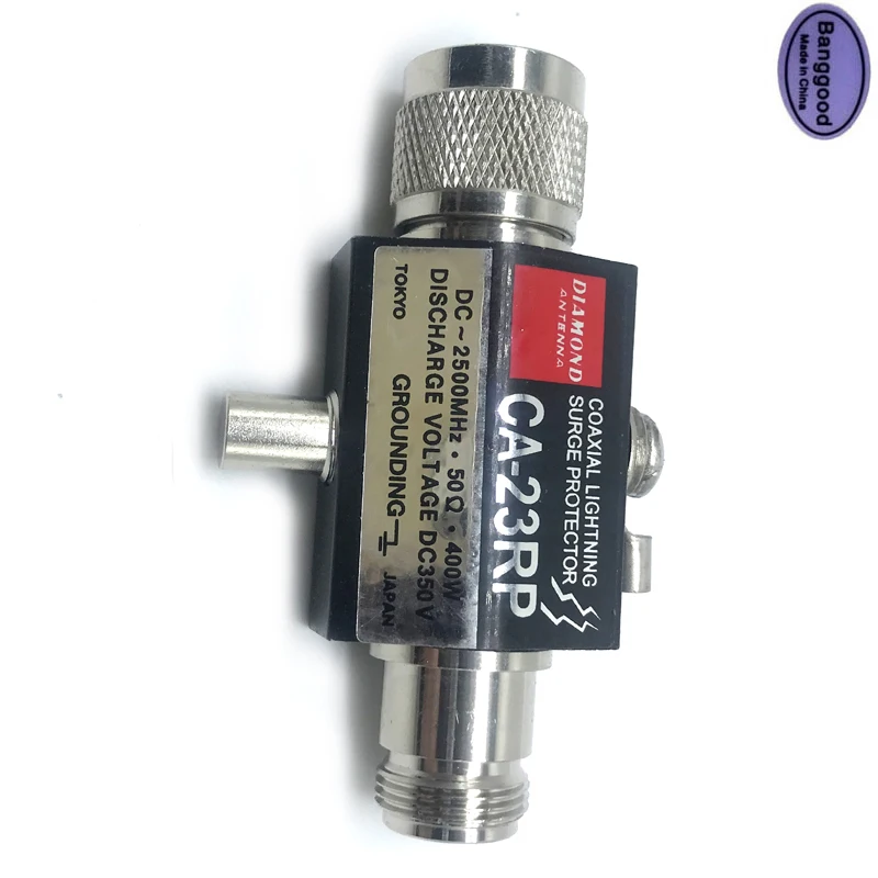 

CA-23RP Car Radio SPD Coaxial Lightning Arrester Surge Protector 2.5GHZ 400W N-Type Male to Female Connector Adapter Repeater