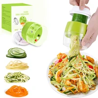 4in1 handheld spiralizer grater adjustable vegetable fruit slicer spiral grater cutter salad tools noodle spaghetti maker