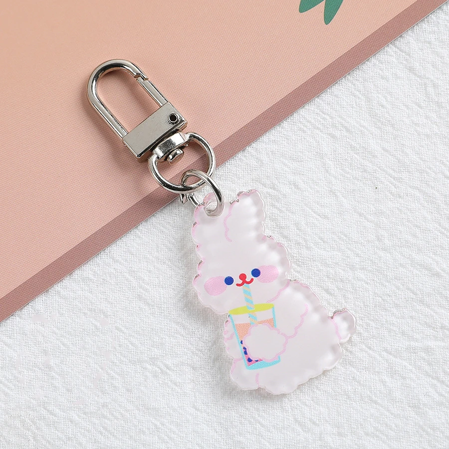 

Creative Cartoon Small Bear Keychain Cute Accessories Key Chain Children's Backpack Pendant Key Acessory Best Gift Jewelry Hot