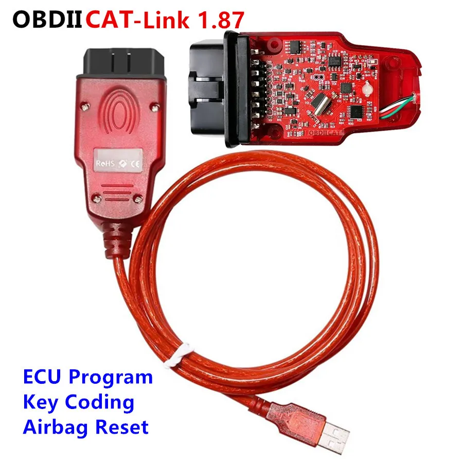 Новый V1.87 OBD2 диагностический интерфейс для автомобилей Re-nault/D-acia ECU Программатор