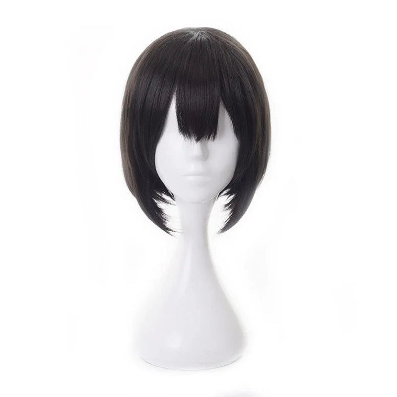 Парик для косплевечерние Megumi Kato Coffee из коротких синтетических волос