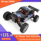 Wltoys 124018 высокоскоростной гоночный автомобиль 60 кмч 112 2,4 ГГц Радиоуправляемый автомобиль внедорожник Дрифт RTR 4WD шасси из алюминиевого сплава механизм из цинкового сплава