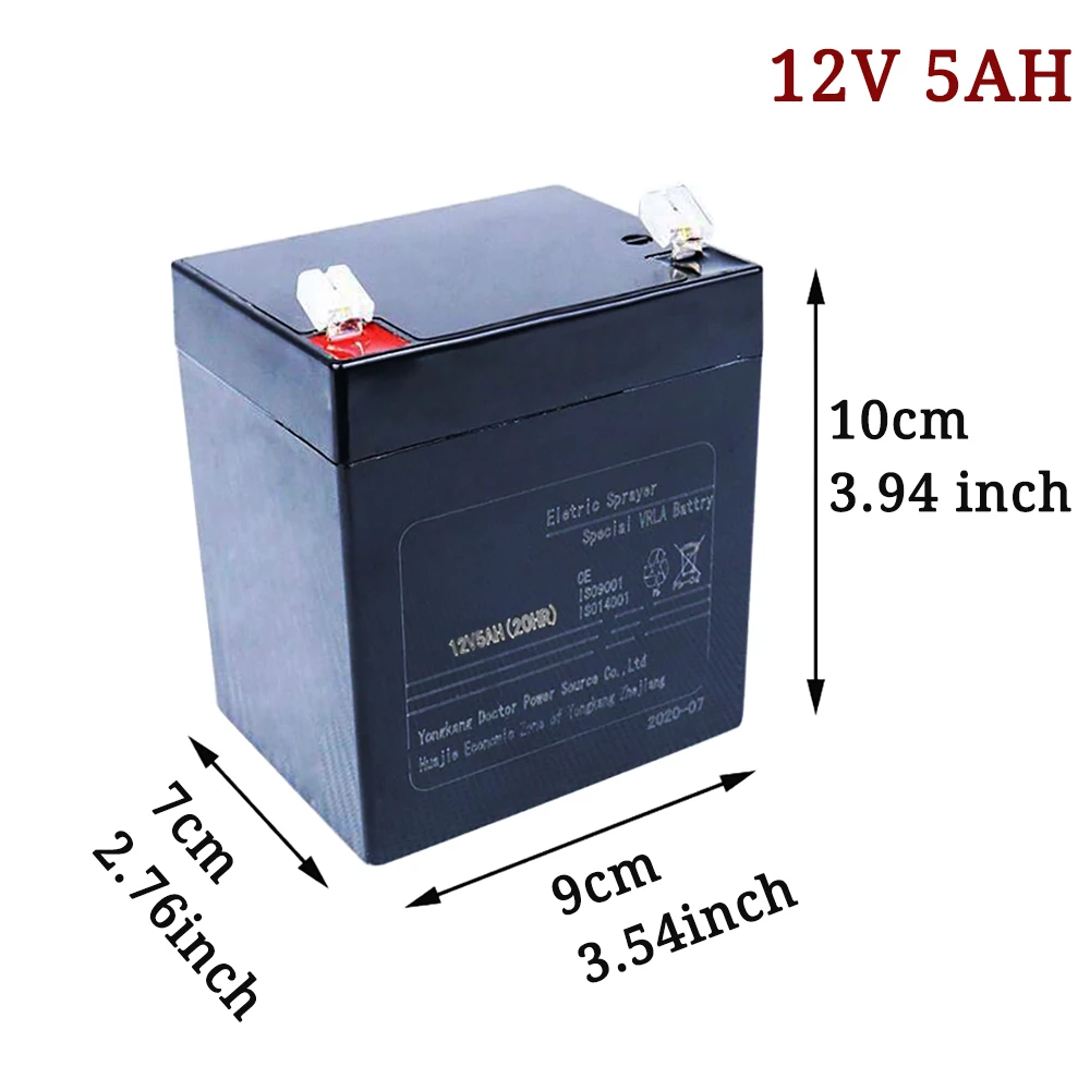 

12V5AH Roll Gate Backup Storage Batteries UPS Emergency Power Supply Security Alarm Host Lead-acid Battery