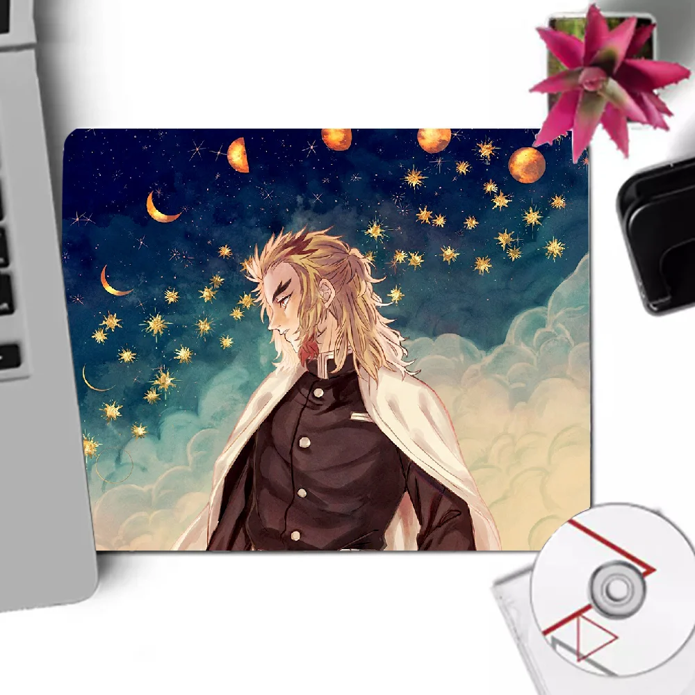

Rengoku Kyoujurou Anime Gaming Mouse Pad PC Mousepad Game Pad Cartoon Rubber Mouse Pad Office Keyboard Pad