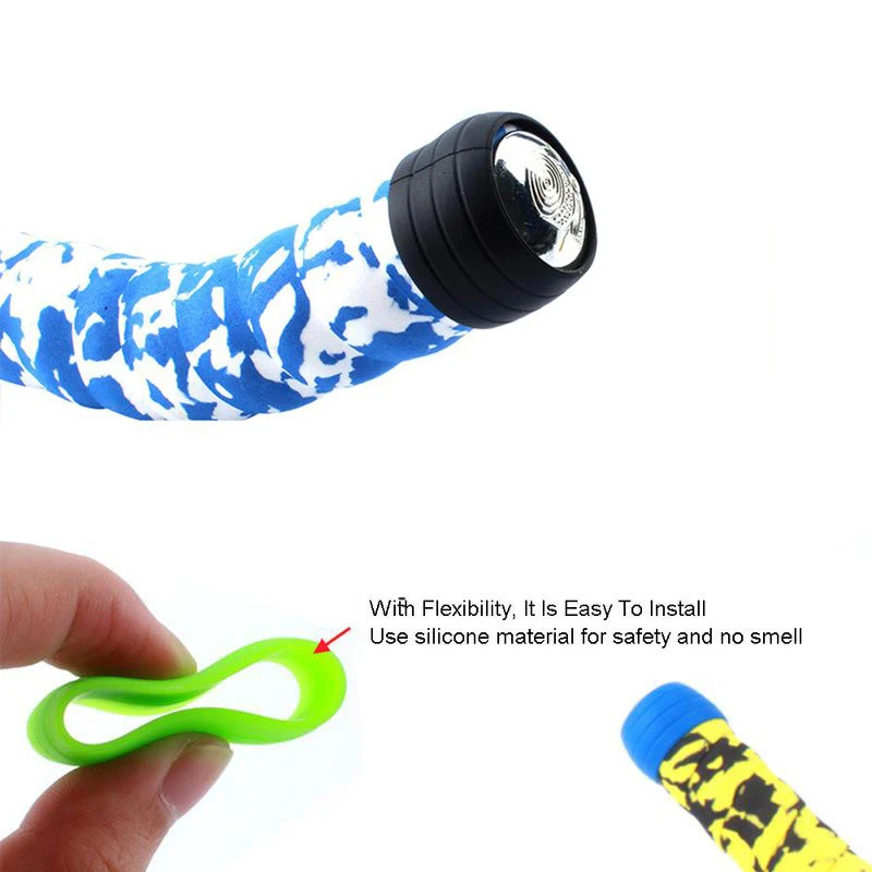 2Pcs Bicycle Handlebar Tape Fixing Loops Road Bike Handle Grip Wrap Holding Rings Cycling Bartape Strap Belt Fasten Sleeve Blue | Спорт и