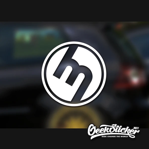 Светоотражающая наклейка Mazdaspeed M Круглый Логотип 60-х годов высечка Виниловая на