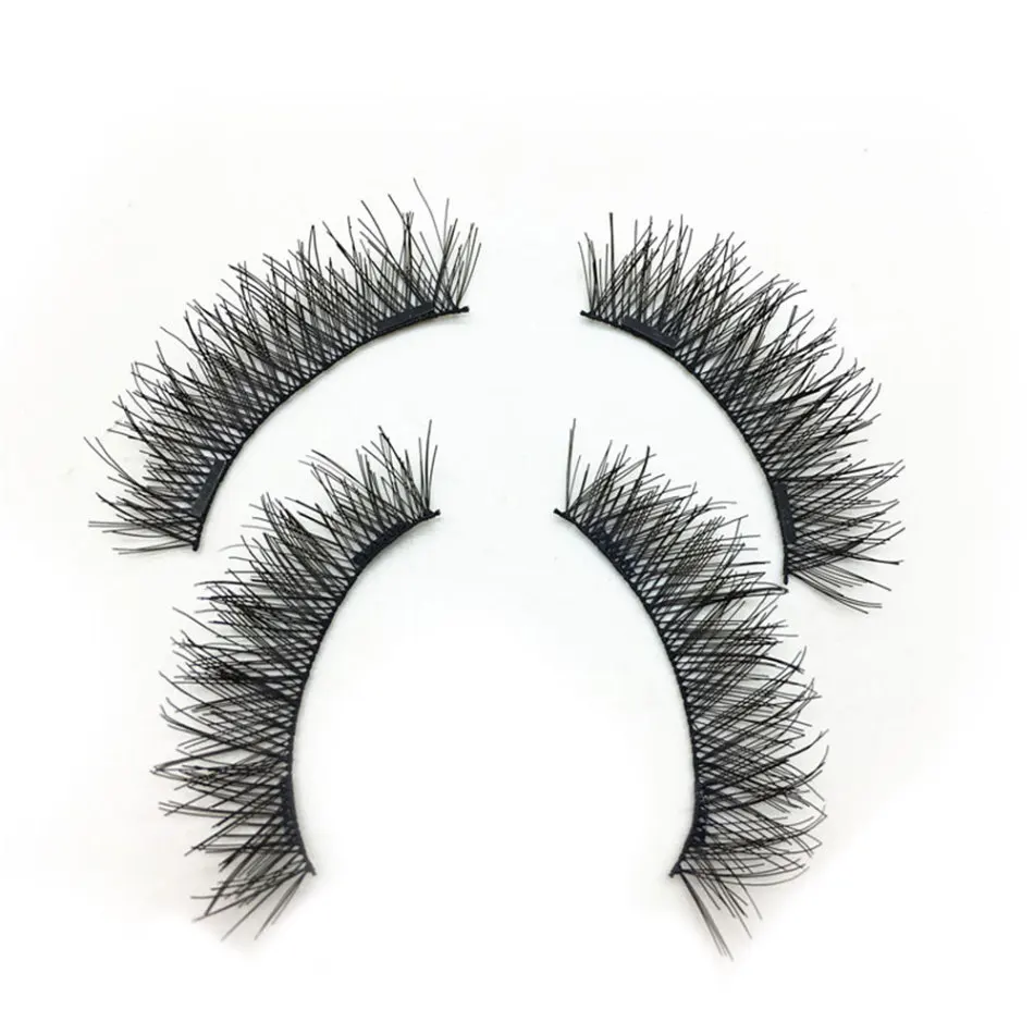 2 пары 3D Магнитных ресниц макияж расширение водонепроницаемый длительный