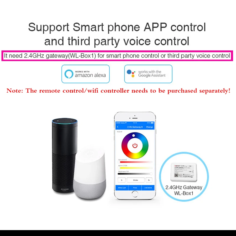 Новое обновление 9W RGB + CCT умный светодиодный садовый светильник 900LM