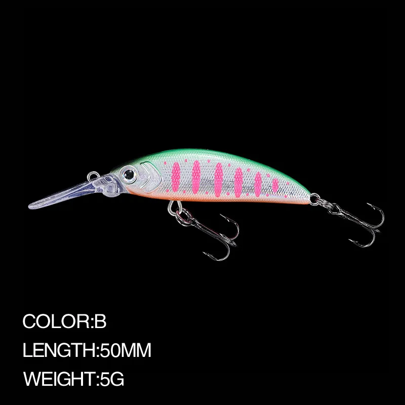 Fangbait и сукари 50SS Minnow 50 мм 5g опускается на дно рыболовные приманки глубина