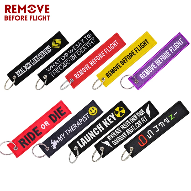 Модный брелок с вышивкой для мотоциклетных машин настоящий мужской кривыми