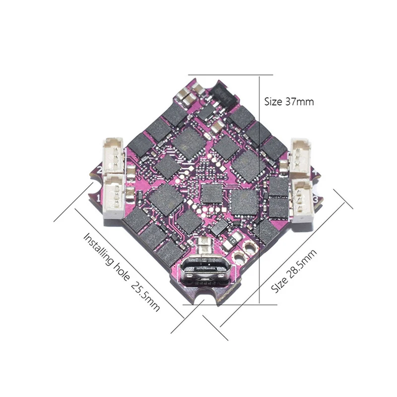 

Supra-F4 F411 Flight Controller AIO OSD BEC & 12A BL_S 2-4S 4in1 ESC