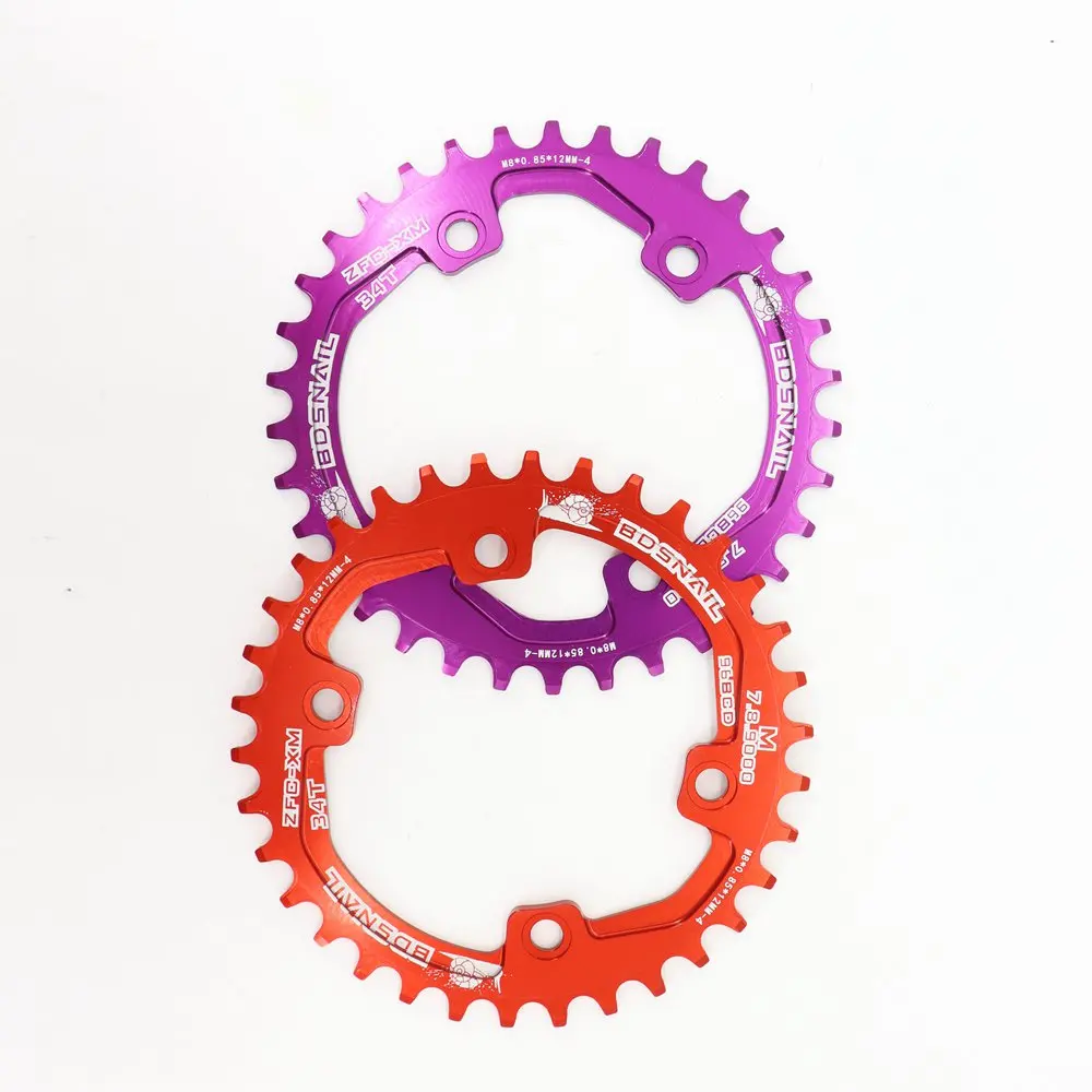 Круглая Асимметричная звезда Snail Chainring 96bcd для велосипеда Shimano M6000 M7000 M8000 M9000