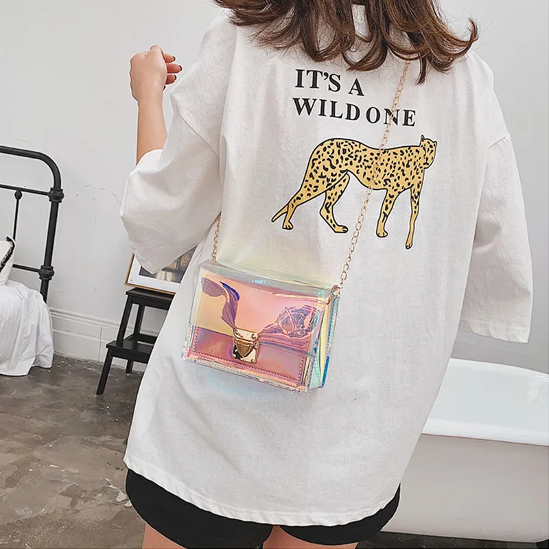 

2021 Design Luxury Handbag Women Transparent Bucket Bag Clear PVC Jelly Small Shoulder Bag Female Chain Crossbody Messenger Bags