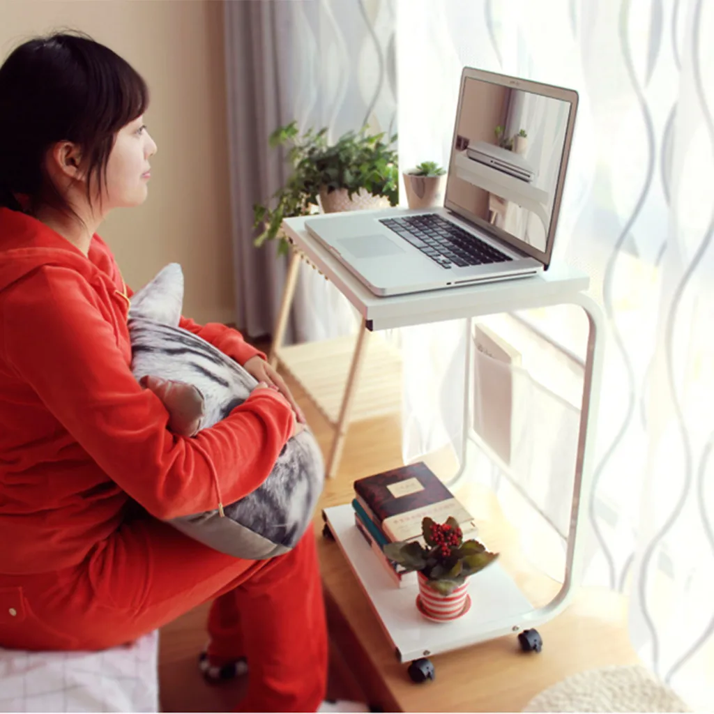 Съемный прикроватный столик 18*13 дюймов маленький стол ночная тумбочка Маленький