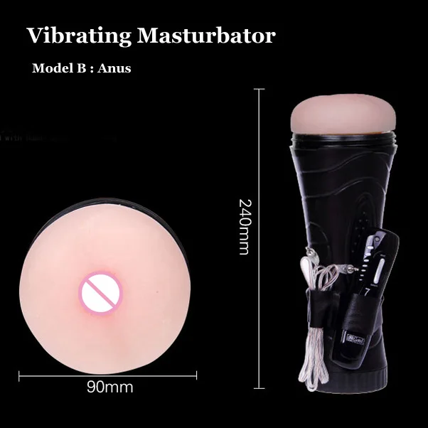 7 режимов вибрирующий мастурбатор для мужчин силиконовый искусственный карман