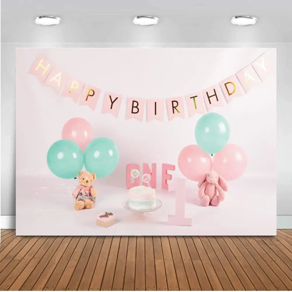 

Фон для фотосъемки с надписью «Happy Birthday»