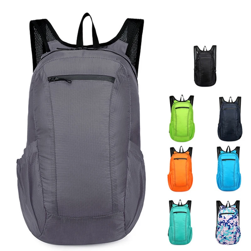 Открытый чистый цветной светильник складной рюкзак Большой Вместительный вес