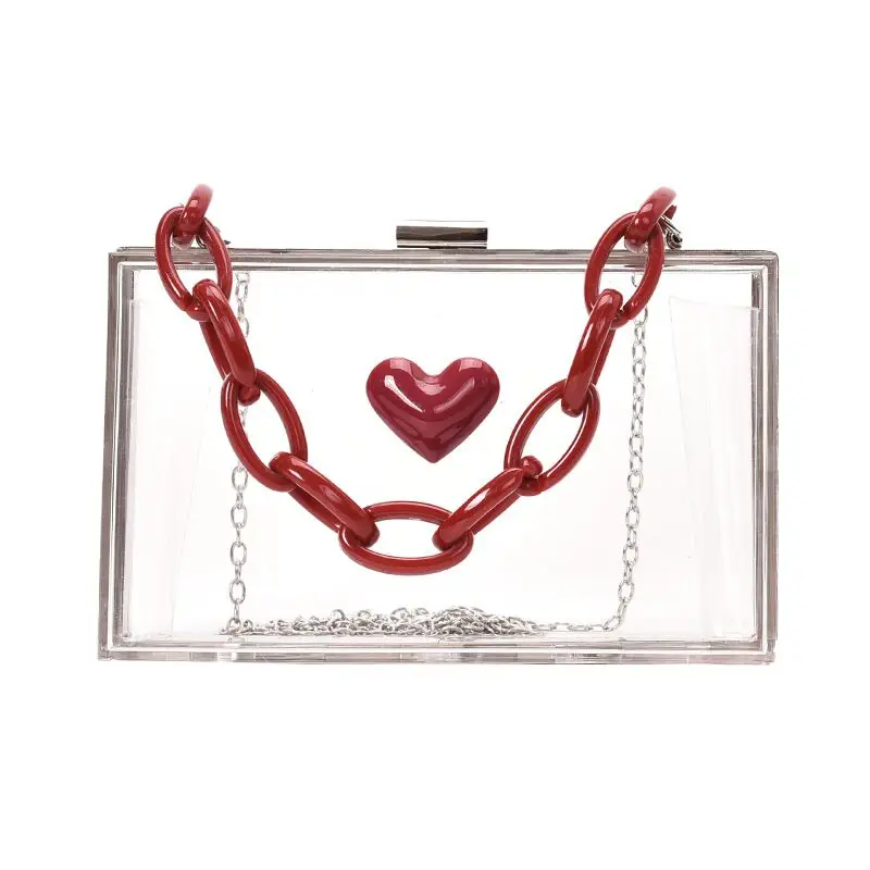 

PVC Transparent Retro love Candy box Gift Box Creative High-End Flower Box Hand Packaging Flower Shop Material Wedding Valentine