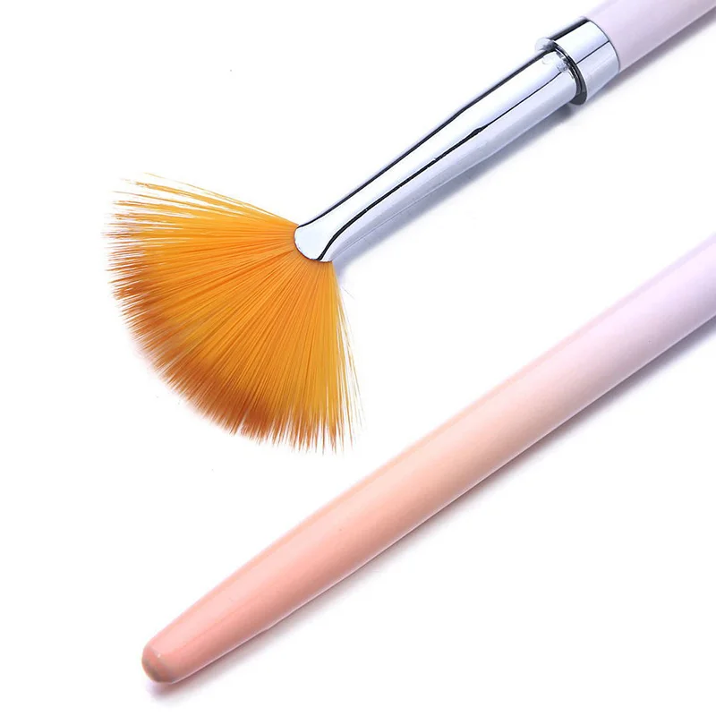 Женская Кисть для ногтей кисть УФ-геля ручка французские наконечники