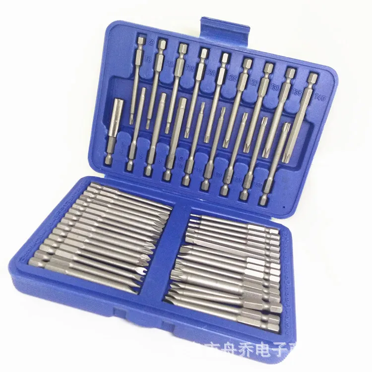 Высокое качество 51 шт. удлиненная партия заголовок электрическая отвертка шатун