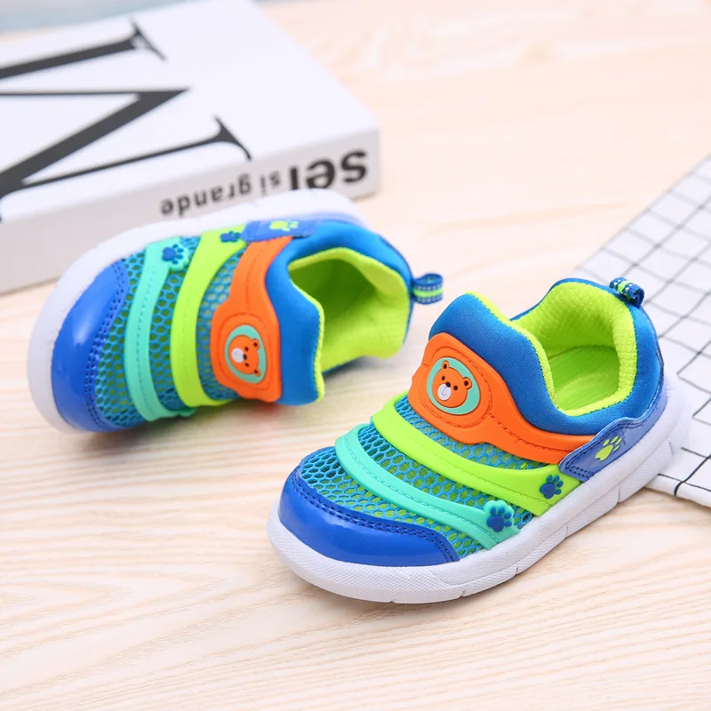 Сетчатая обувь для малышей модная дышащая мягкая спортивная коллекция 2019 года