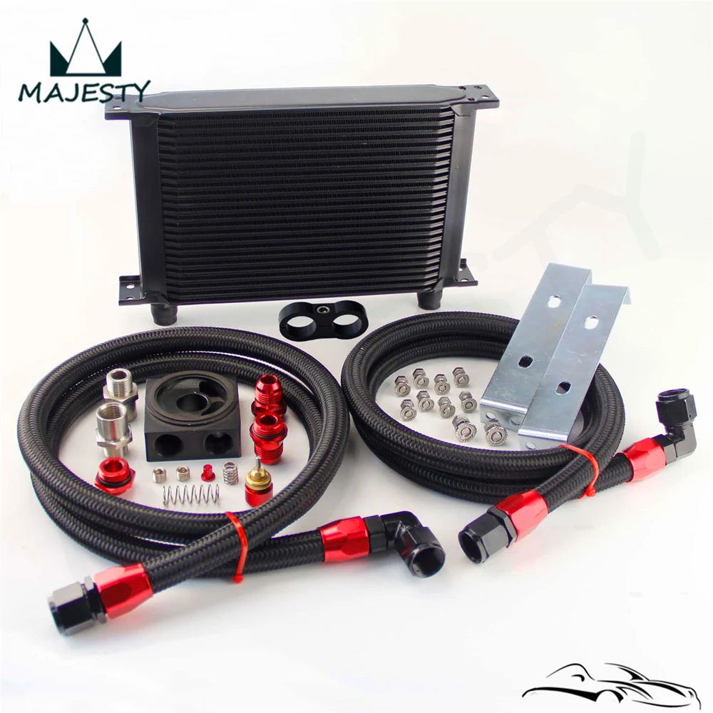 Универсальный AN10 термостатический/термостат сэндвич 25 ряд охладитель масла