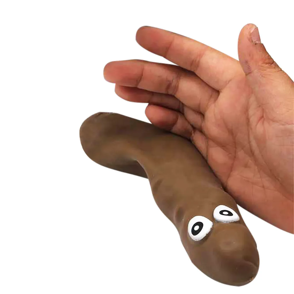 

2Pcs Novelty Slow Funny Toy Rising Turd Stretchy Poo Stress Relief Squishies Kawaii Hand Toy Prank Poop Toy Joke Tricky Toys