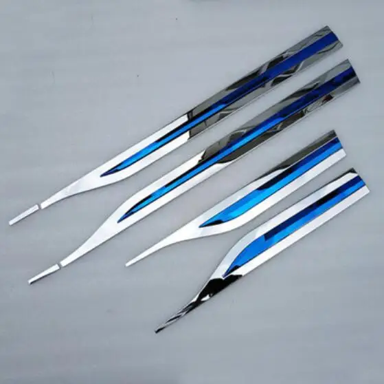 Новая Rav4 6 шт./компл. нержавеющая сталь для боковых дверей автомобиля Защита