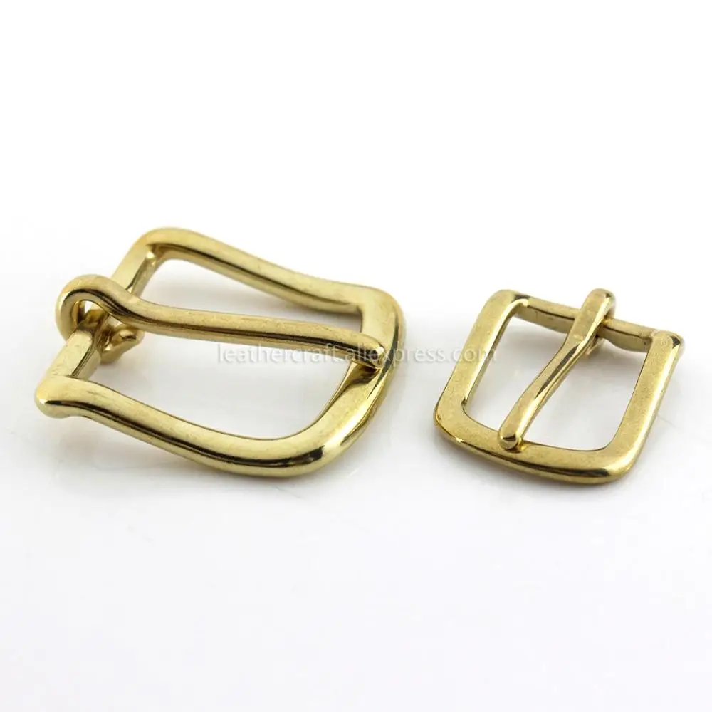 Одноштырьковая пряжка для ремня из твердой латуни одноштырьковая Пряжка