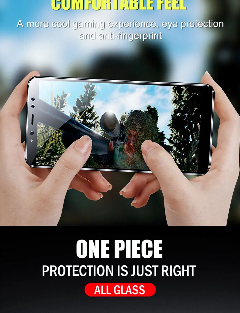 9D защитное закаленное Стекло для samsung Galaxy A8 A7 Экран протектор для samsung A6 J4 J6 J8 плюс A5 A3 Стекло