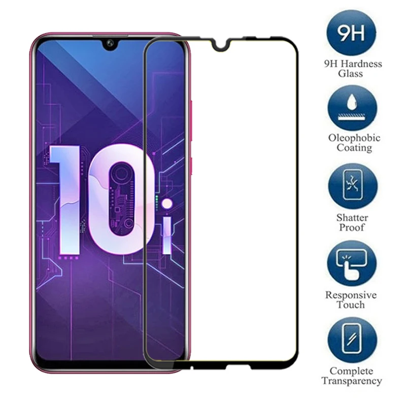 Защитное стекло для Honor 10i, закаленное стекло для Huawei Honor 10 Lite, Защитная пленка для экрана Honer 10 i HRY-LX1T i10