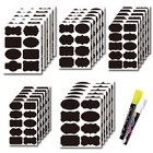 Водонепроницаемая доска, кухонные наклейки с этикетками и специями, банки, домашние бутылки, этикетки с маркером