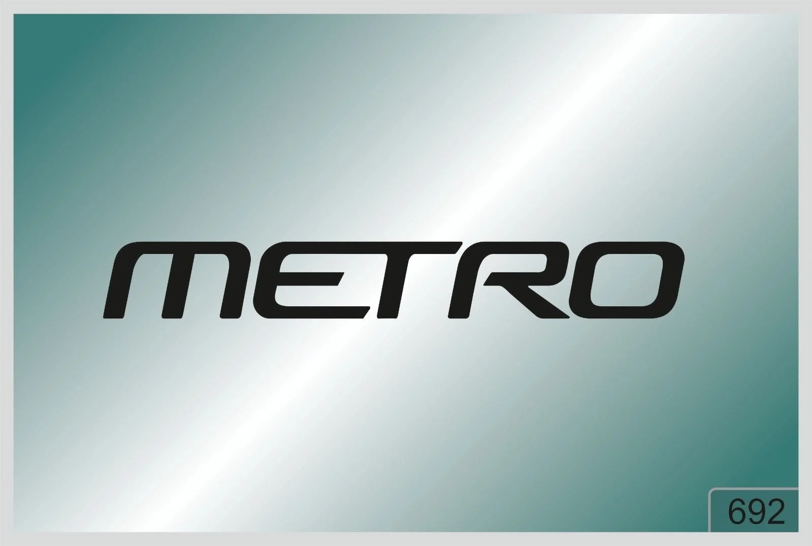 

METRO x2 шт. Стикеры-Высококачественные наклейки разных цветов 692