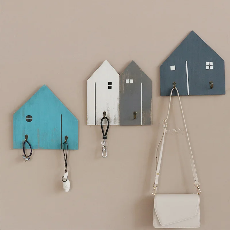 

Wholesale American Rural Housing wooden wall decoration creative home bedroom bar wall decoration