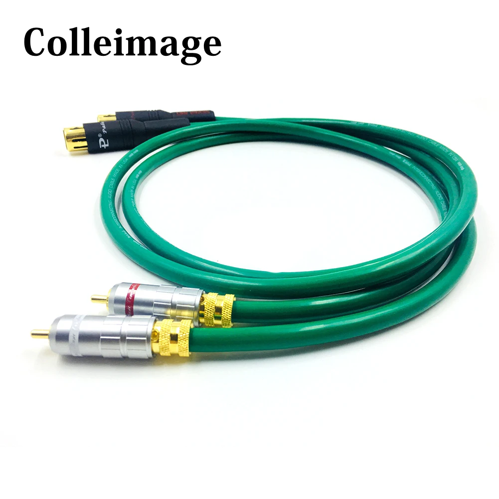 Colleimage HiFi 2328 аудио кабель двойной RCA штекер для XLR Женский усилителя CD DVD DIY плеер